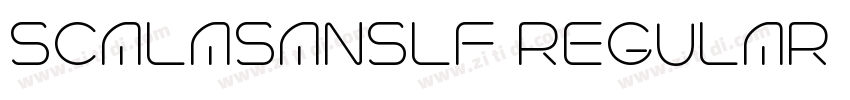 SCALASANSLF REGULAR字体转换 SCALASANSLF REGULAR字体转换